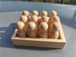 Sort Pegdoll Wooden Rainbow Stacker Wooden Memory Stick Game