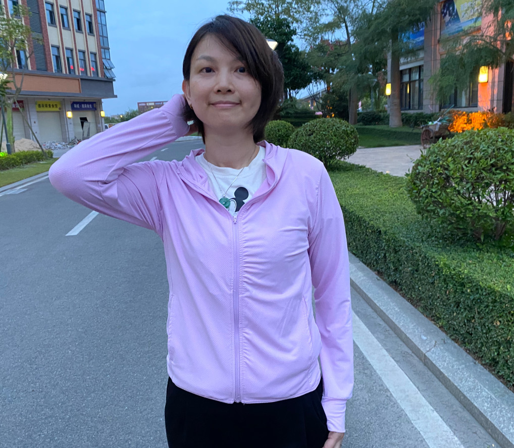Casual 88% Polyester 4 Way Spandex Ladies Active Jacket For Autumn
