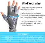 Fishing Gloves With Sun Protection, Uv Protection Silicone Anti-Slip Comfortable