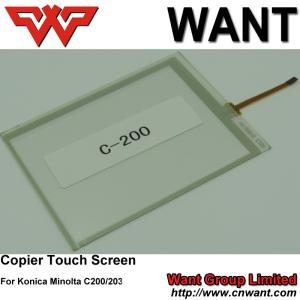Quality C200 Hight Quality Touch Screen touch panel For Konica Minolta Bizhub Copier Parts wholesale