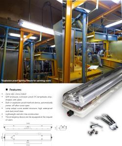 Quality LT8 Explosion Proof Led Fluorescent Tube Liner Light Atex Hazardous wholesale