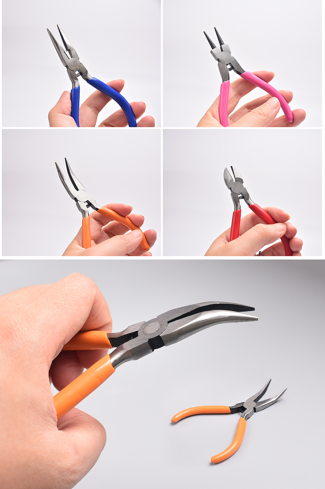 Stainless Steel Hand Mini Mini Diagonal Cutting Pliers Small Flat Nose Pliers