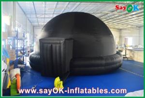 Quality Black Inflatable Planetarium , Durable Inflatable Projection Tent Mobile Cinema wholesale