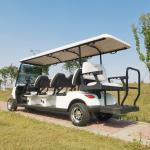 6+2 Seats Electric Golf Cart 60V 100AH ​​Lead Acid Battery Modern Leisure Golf