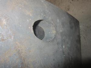 Quality High Chrome White Iron Bolt Hole Mill Lining System For The Inner End Liners wholesale