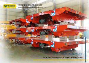 Quality Assembly Line Steel Motorized Transfer Trolley / Electric Transfer Cart Carriage wholesale