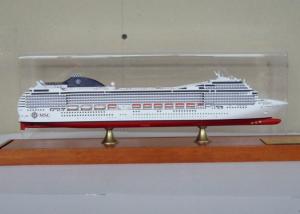 Quality MSC Musica Cruise Ship Mediterranean Cruises Ship Models With Alloy Diecast Anchor Material wholesale