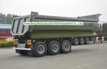 3 Axle U Shape Dump Semi Trailer Tipper Semi Trailer 30 ton U Type Hydraulic 24
