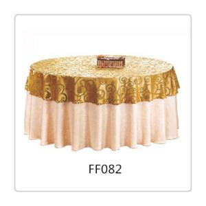 Quality Fashionable Double Layer Round Table Covers for Restaurant or Hotel wholesale