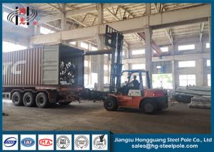 Quality Philippines Galvanized Octagonal Steel Power Pole With Climbing Ladder wholesale