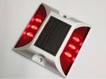 Road Safety Cat Eye Aluminium Road Stud Solar with 104*123*23mm Size and Red