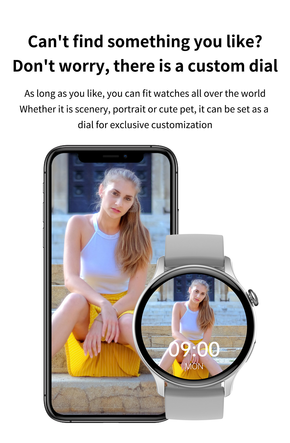 HK85 Ladies Bluetooth Smart Watch 1.43 Amoled Bt Calling NFC Health Monitor