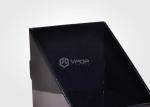 Retail Store Black PDQ Counter Display Black Colour With CMYK Full Color