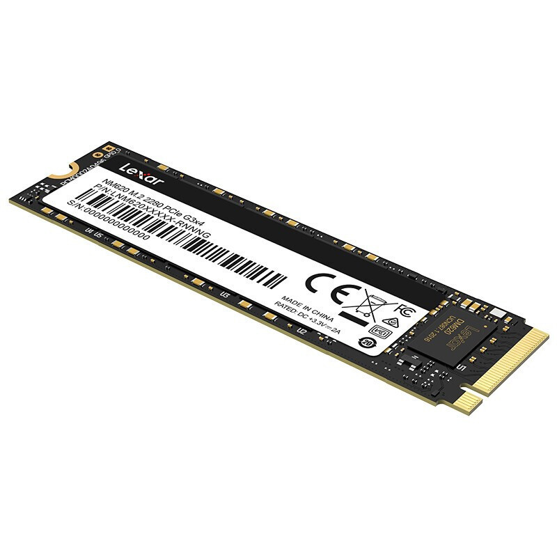 Lexar LNM620 256GB M.2 NVMe SSD Solid State Drive PCle3.0 Four Channel Gaming