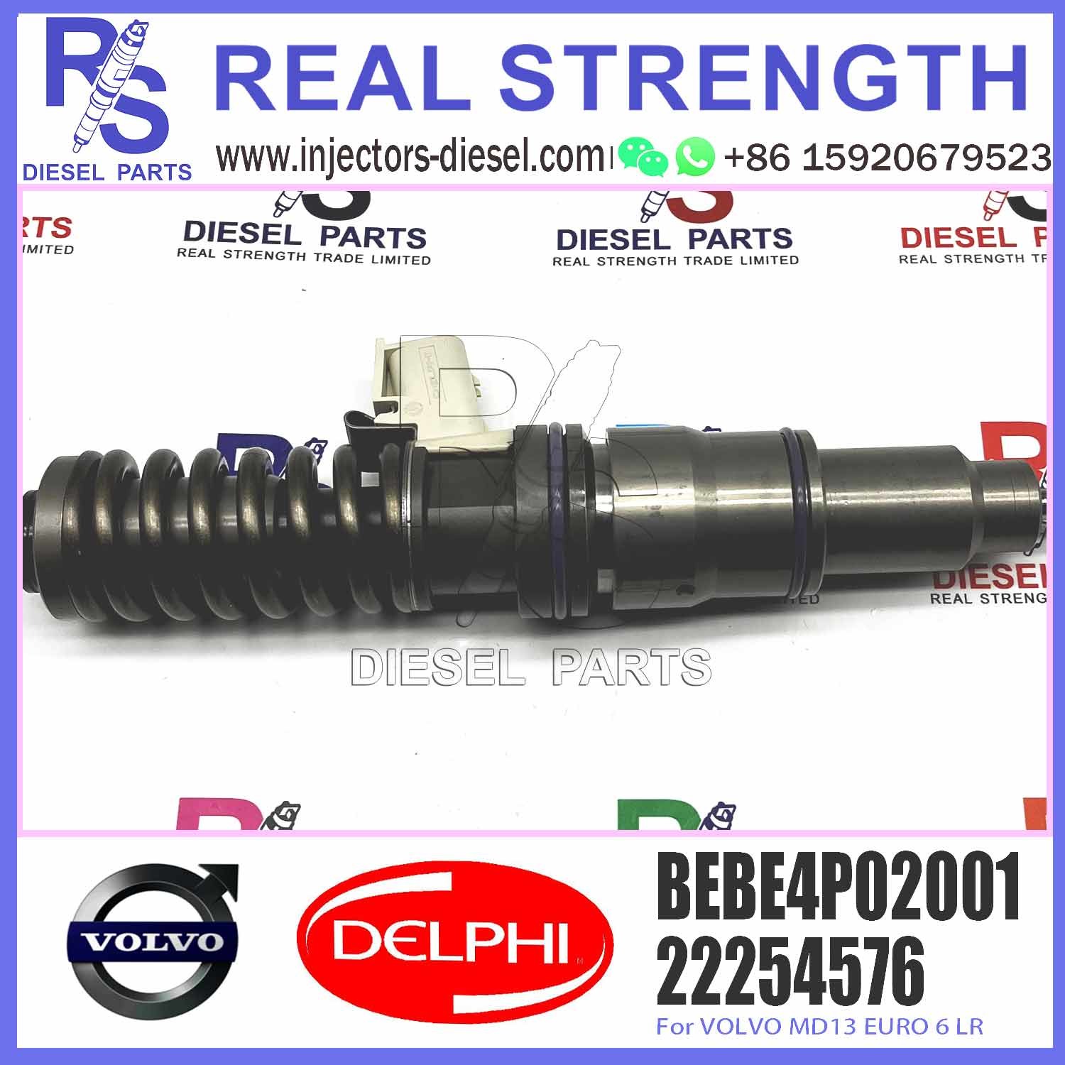 22254576 BEBE4P03001/BEBE4P02001 Diesel Fuel Injector For V-O-L-V injector MD13 BORE 85002179