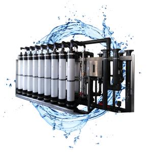 Quality Large Capacity Carbon Steel Ultrafiltration Water Treatment System 40TPH wholesale