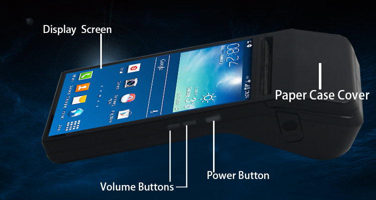 7inch Android Handheld POS Terminal with 80 MM Printer NFC 3G/4G Digital POS Machine