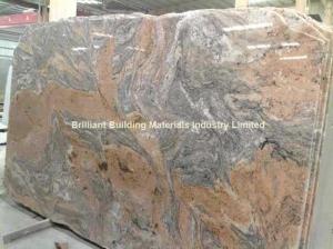 Quality Brazil Juparana Granite Slab, Brail Muilticolor Red Granite Slab wholesale