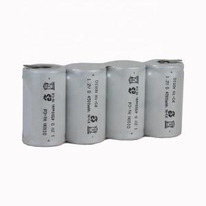 Quality High Capacity 4.8V 4500mAh D Rechargeable NiCd High Temperature Battery Pack For Emergency Lighting wholesale