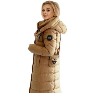 Quality FODARLLOY 2022 winter puffer jacket ladies warm hooded cotton-padded clothes women slim long down winter jackets women coats wholesale