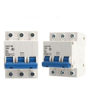 China 3Phase DZ47-63 C16 Overload Protection Breaker Mini Circuit Breaker Mcb on sale