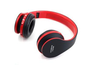Quality Red / Black Wireless Stereo Headphones Over Ear Type Noise Reduction wholesale