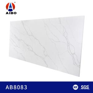 Quality Non Porous White 3000*1600 Calacatta Quartz Stone For Vanitytop wholesale