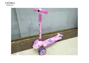 Quality Age 3 Baby Kick Scooter With 3 Wheel 120mm*50mm 3 Position wholesale