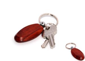 Quality Oval Rosewood key chain wholesale