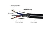 Armored Optoelectronic 1.5mm2 Copper Hybrid Optical Fiber Cable