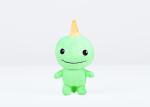 Green Color Machine Washable Stuffed Animals Customized Logo Cute Design