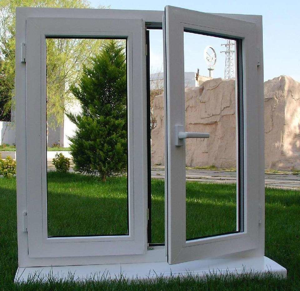 German Quality Energy Saving Profile UPVC Glass Windows and Doors Construction UPVC Casement Windows and Doors
