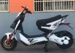 DC Electric Motorcycle Scooter , Electric Powered Motorcycles 90/90-10 Rear