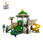 Large UV Resistance LLDPE Outdoor Plastic Slide 1600mm Falling Height For Kids