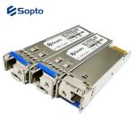 20km Lc Fiber Optic sfp module single mode 1310nmTx 1550nmRx Bidi