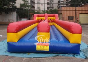 Quality 10m long kids N adults inflatable bungee run for indoor or outdoor 2 person interactives wholesale