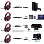 20000Hz PC Game Headphone , 20mW Wired Gaming Headset ROHS Certificate