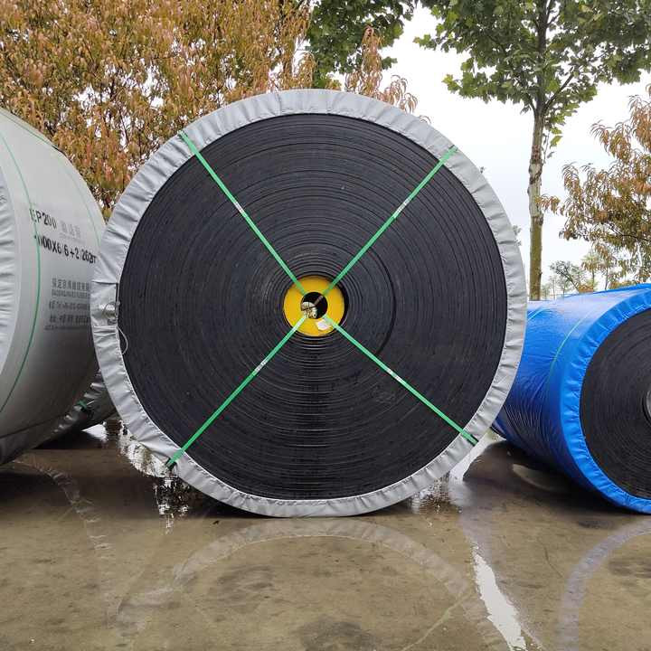 Durable Wire Rope Conveyor Belt In Coal Mines Ports Electric Power Metallurgy Industries