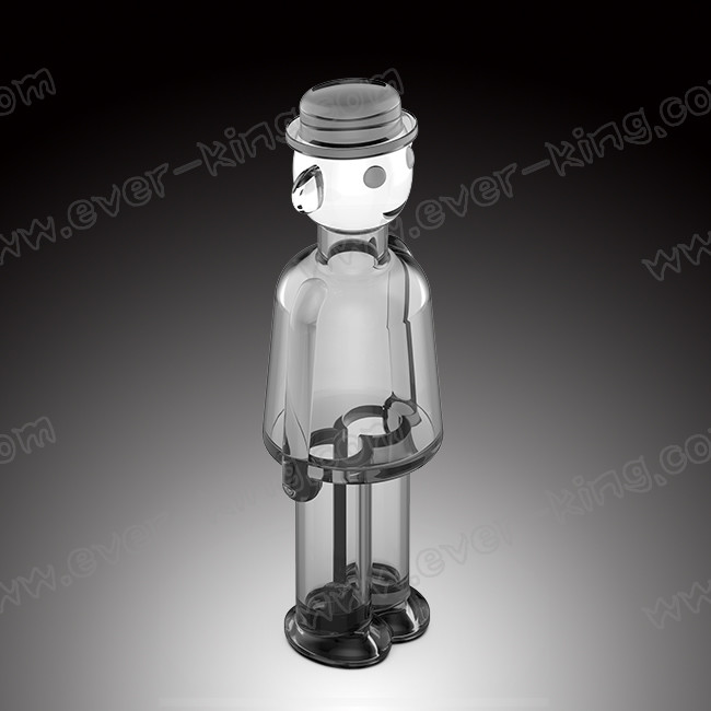 Unparalleled People Shape Clear Glass Liquor Bottles 500ML
