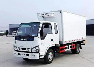 Quality 3-5 Tons ISUZU 4×2 Refrigerated Van Truck , Freezer Box Vehicle For Meat / Fish wholesale