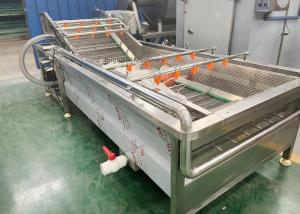 Quality Industrial 1750 Capacity Fruit Vegetable SUS304 air Bubble Washing Machine wholesale