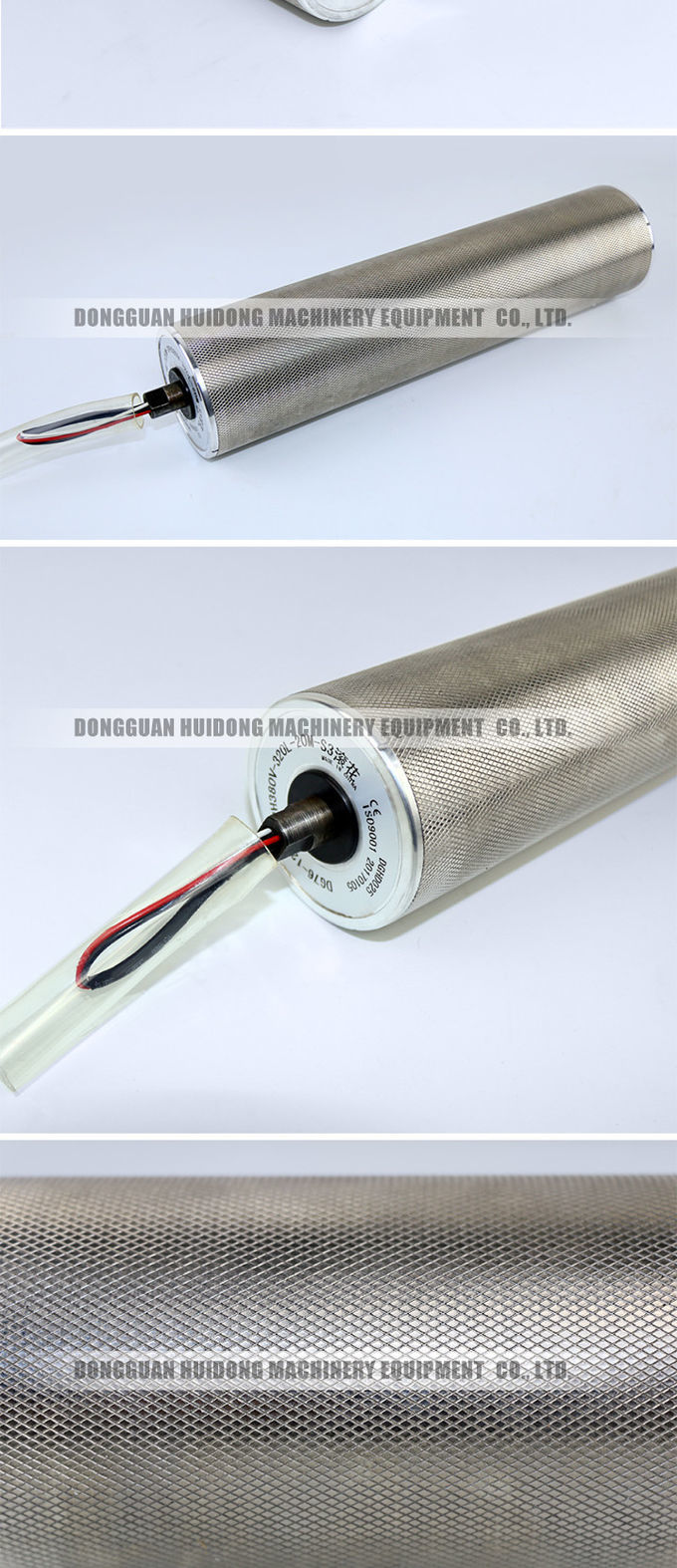 Horizontal Electric Conveyor Rollers , Motorized Conveyor Rollers With DC Brushless Drum Motor