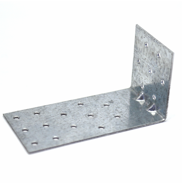 Logo Customized Galvanized Steel L Shape Angle Corner Furniture Bracket for Furniture