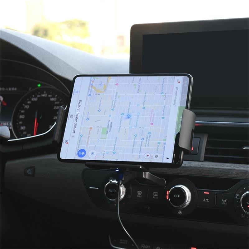 2A 9V Wireless Charging Magnetic Car Mount Qi Auto Clamping Car Phone Holder