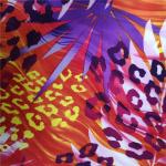 Breathable 310GSM Jersey Knit Fabric , Fitness Tights Patterned Jersey Fabric