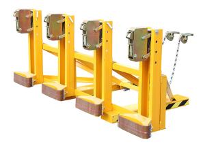 Quality DG2000A Mechanical Clamping Single Eagle Grip Forklift Drum Grabber Loading Capacity 500kg X4 wholesale