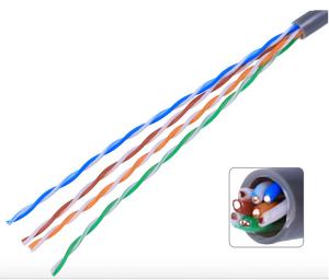 Quality 4Pair Cat5e Ethernet Cable Unshielded UTP 0.50mm 24AWG With PVC Jacket wholesale