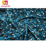 Cartoon Flower Korean Velvet Fabric 150gsm 75D 72F