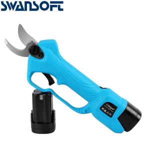 Quality Portable Electric Garden Shears Branches 25mm Scissors Battery Pruning Clippers With Batteries wholesale