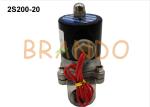 DN20 Stainless Steel 304 Pneumatic Solenoid Water Valve 2S200-20 With Flying